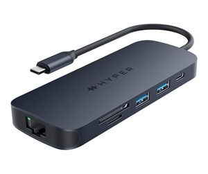 Dokkingstasjon - Hyper Drive Next - 8 port USB-C HUB - HD4004GL