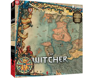 Reklameartikler - Good Loot - The Witcher 3 – The Northern Kingdoms - Puslespill - 5908305242994