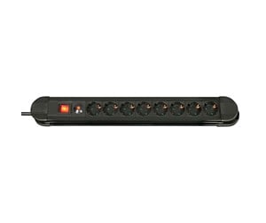 Strømkabel (ekstern) - Lindy 8-way Schuko Power Strip - 73104