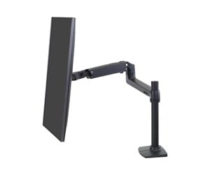 Skjermholder - Ergotron LX Desk Mount Monitor Arm Tall Pole - skrivebordsmontering - 45-537-224