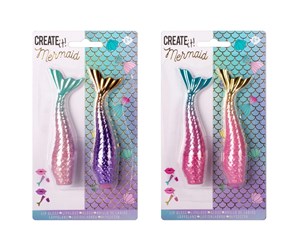 Kreative leker - Canenco Create It! Mermaid Lip Gloss/Beauty Bath Bomb Rainbow Assorted - 84602