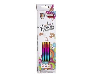 Små gaver til barn - Grafix Pencils with Sharpener Rainbow - 150048