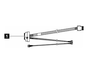 Diverse kabel - Lenovo storage cable kit - 4X97A82925