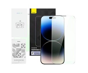 Mobil - Beskyttelsesglass - Baseus Privacy Protection Tempered Glass  Crystal Series iPhone 14 Pro - P60012056201-01