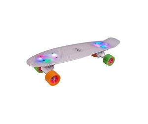 Utendørsleker - Hudora Skateboard Retro with Light - 12134