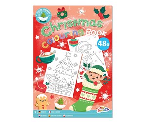 Små gaver til barn - Grafix Coloring Book Christmas A4 48 Sheets - 800006