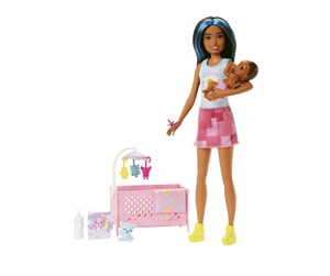 Dukker, Bamser & Utstyr - Barbie Skipper Babysitters Inc. Crib Playset - HJY34