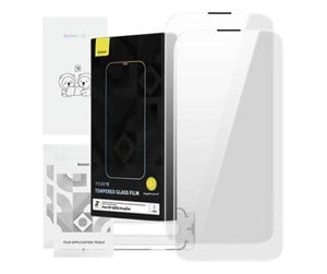 Mobil - Beskyttelsesglass - Baseus Tempered Glass Baseus Corning for iPhone 13/13 Pro/14 with built-in dust filter - P60012218201-03