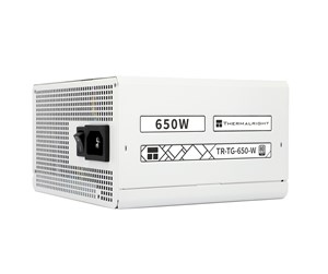 Strømforsyning (PSU) - Thermalright TG (Modular) Hvit - Strømforsyning (PSU) - 650 Watt - 120 mm - ATX 3.0 - 80 Plus Gold sertifisert - TR-TG 650-W