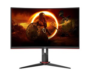 Skjerm - 27" AOC Gaming CQ27G2S/BK - 2560x1440 - 165Hz - VA - HDR10 - CQ27G2S/BK