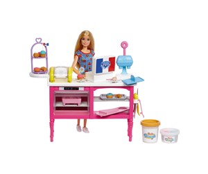 Dukker, Bamser & Utstyr - Barbie It Takes Two Café 30cm - HJY19