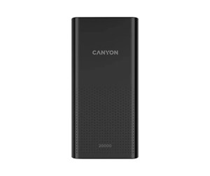 Nødlader - Canyon PB-2001 power bank - USB Nødlader - 20000 mAh - CNE-CPB2001B