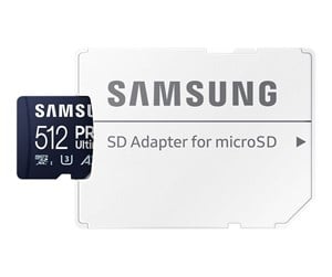 Minnekort - Samsung PRO Ultimate microSD/SD - 200MB/s - 512GB - MB-MY512SA/WW