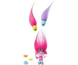 Dukker, Bamser & Utstyr - Mattel Dreamworks Trolls Band Together Hair Pops Poppy Small Doll & Accessories - 0194735 13866 1