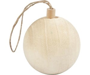 Byggesett - Creativ Company Christmas Bauble Hanger Wood 6.4cm - 55326