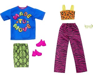 Dukker, Bamser & Utstyr - Barbie Fashions 2 Pack - Animal Print Set - 0194735094028