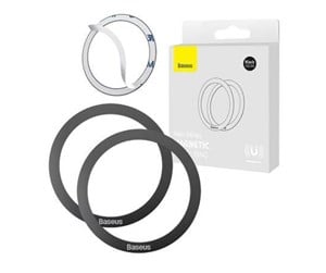 Mobil - Andre tilbehør - Baseus Halo Magnetic Ring for phones MagSafe (black) - PCCH000001