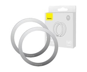 Mobil - Andre tilbehør - Baseus Halo Magnetic Ring for phones MagSafe (Silver) - PCCH000012