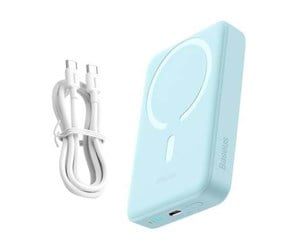 Nødlader - Baseus Power Bank mini 10000mAh 30W Blue Nødlader - Blue - 10000 mAh - PPCX110203