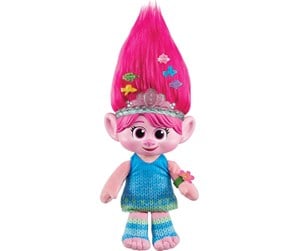 Dukker, Bamser & Utstyr - Mattel Dreamworks Trolls Band Together Hair Pops Showtime Surprise Queen Poppy Plush 35.5cm - 0194735 04710 9