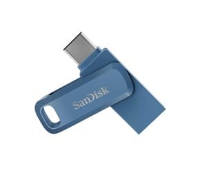 Minnepenn - SanDisk Ultra Dual Drive Go - Marineblå - 64GB - Minnepenn - SDDDC3-064G-G46NBB