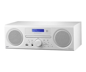 DAB, nettverks- og klokkeradio - Scansonic DA310 DAB+ m. CD og Bluetooth - HVID - DAB/DAB+/FM - Hvit - DA310hvid