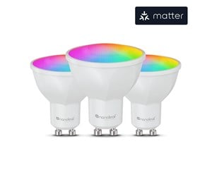 Smarthus - Nanoleaf Essentials Smart GU10 Matter (3-Pack) - NF080B02-3GU10