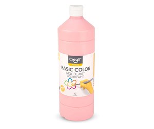 Kreative leker - Creall School paint Pink 1 liter - 01823