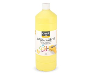 Kreative leker - Creall School paint Light yellow 1 liter - 01801