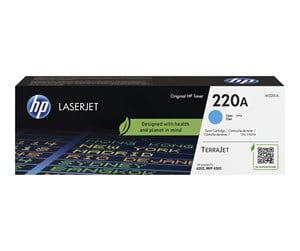 Printertilbehør blekk/toner - HP 220A / W2201A - Cyan Toner - Laser toner Blå - W2201A