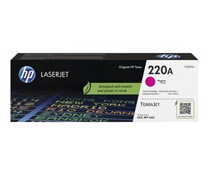 Printertilbehør blekk/toner - HP 220A / W2203A - Magenta Toner - Laser toner Rød - W2203A