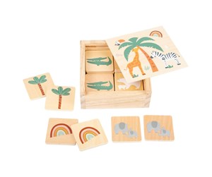 Brettspill & Puslespill - Small Foot - Wooden Memo Safari - 11696