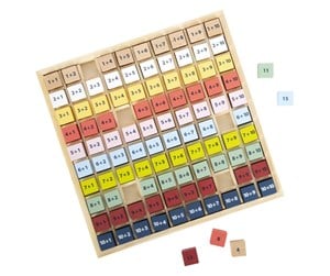 Brettspill & Puslespill - Small Foot - Wooden Calculator Board Addition Colo - 12415