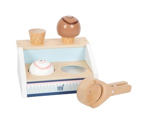 Rollelek - Small Foot - Wooden Compact Ice Cream Stand Fresh. - 12416