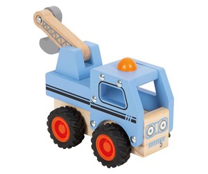 Babyleker - Small Foot - Wooden Tow Truck Blue - 12446