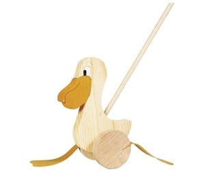 Babyleker - Goki Wooden Push Figure Pelican - WP006