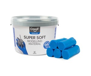 Kreative leker - Creall Supersoft clay Blue 1750gr. - 25013