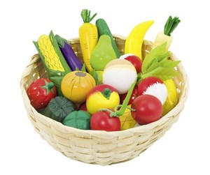 Rollelek - Goki Fruit and Vegetables in a Basket 23dlg. - 51660