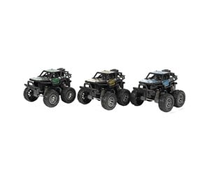 Leketøysbil - Toi-Toys Cars & Trucks Pullback Monster Truck 4x4 - 20656Z