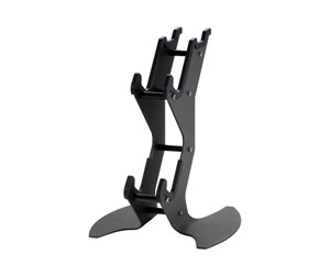 Veggmontering, AV-braketter & AV-møbler - Deltaco Dual Controller and Headset Stand in metal black - GAM-143