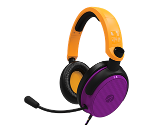 Hodetelefoner - STEALTH C6-100 Gaming Headset (Multi Format) - Neon Orange/Purple - 5055269713548