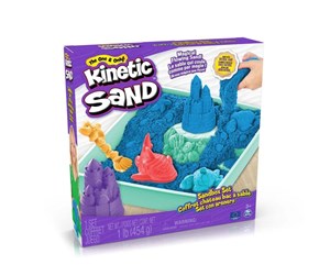 Kreative leker - Kinetic Sand Sandbox Set Blue - 6067478