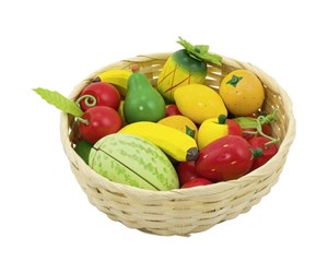 Rollelek - Goki Fruit in a Basket 23pcs. - 51661