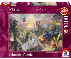 Puslespill - Schmidt Thomas Kinkade - Disney Beauty and the Beast Gulv - 59475