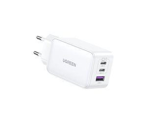 Mobil - Adaptere og ladere - UGREEN Nexode USB-A+2*USB-C 65W - White - 15334