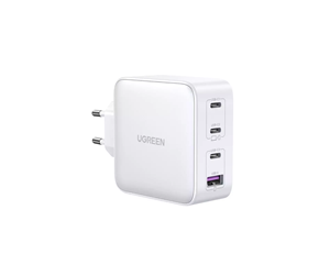 Mobil - Adaptere og ladere - UGREEN Nexode GaN 100W Quad USB Charger - White - 15337