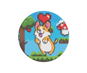 Mobil - Andre tilbehør - PopSockets PopGrip Standard Corgibit - 806250