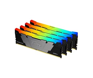 RAM - Kingston Fury Renegade RGB DDR4-3200 C16 QC - 32GB - KF432C16RB2AK4/32