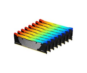 RAM - Kingston Fury Renegade RGB DDR4-3200 C16 OC - 256GB - KF432C16RB2AK8/256