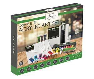 Arts & Crafts - Tilbehør - Nassau Complete acrylic kit - 38 pcs - AR0968/GE